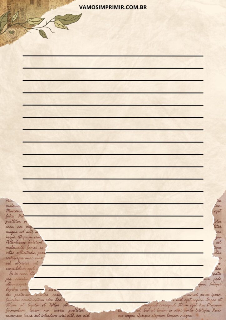 modelos papel de carta para imprimir grátis pdf