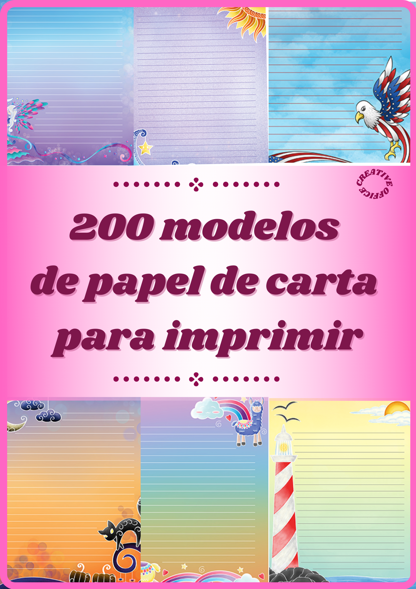 pinterest papel de carta para imprimir