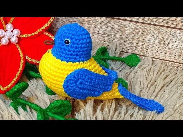 Passarinho de crochê