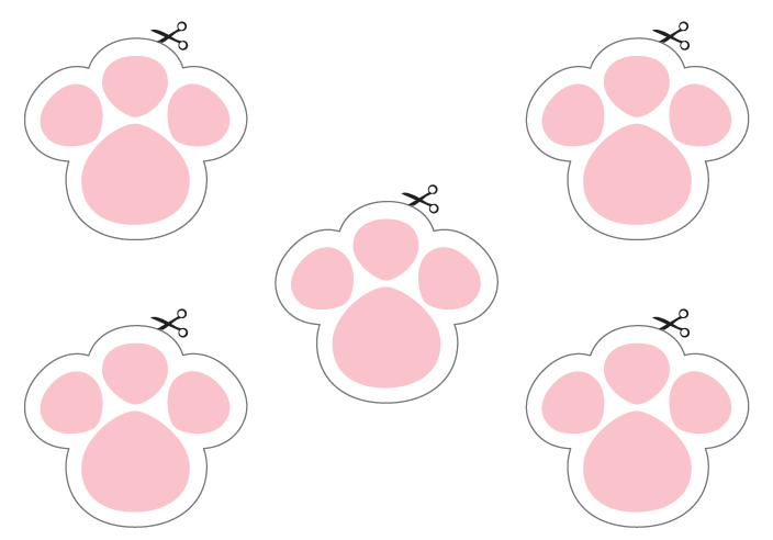 moldes patinhas coelho páscoa pdf