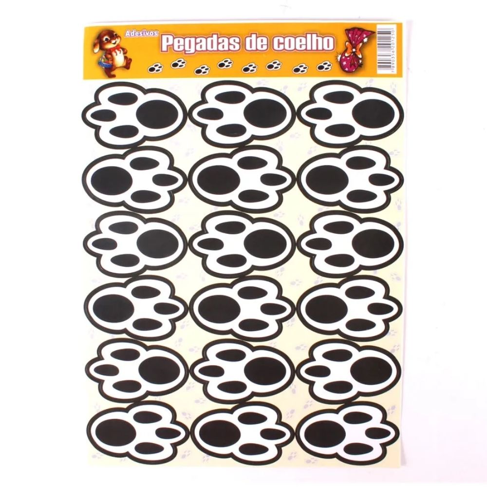 pegadas de coelho para imprimir