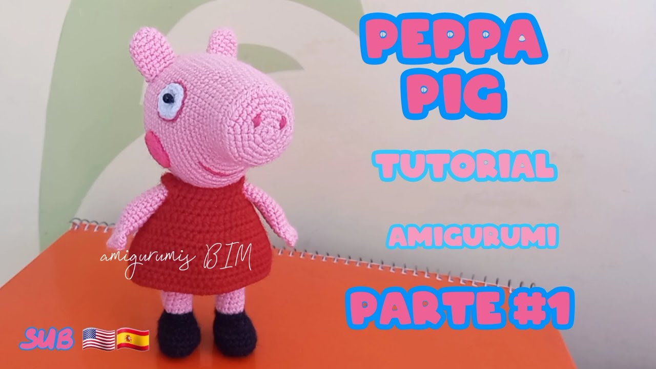Peppa Pig em crochê