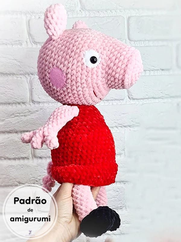 Receita de amigurumi da Peppa Pig