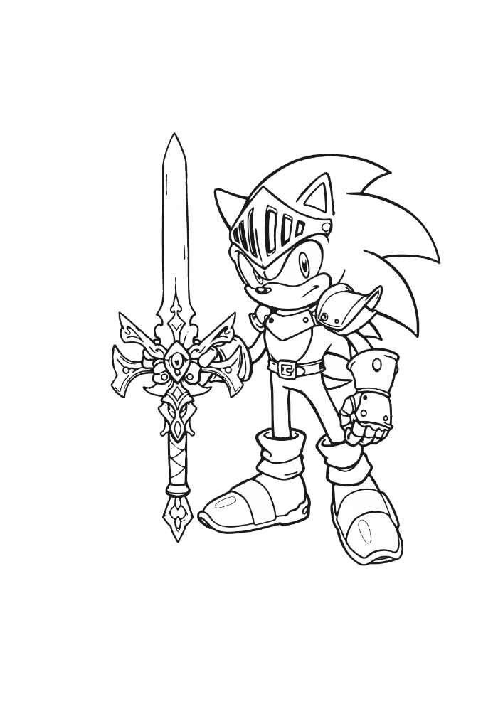 Desenhos do Knuckles para imprimir
