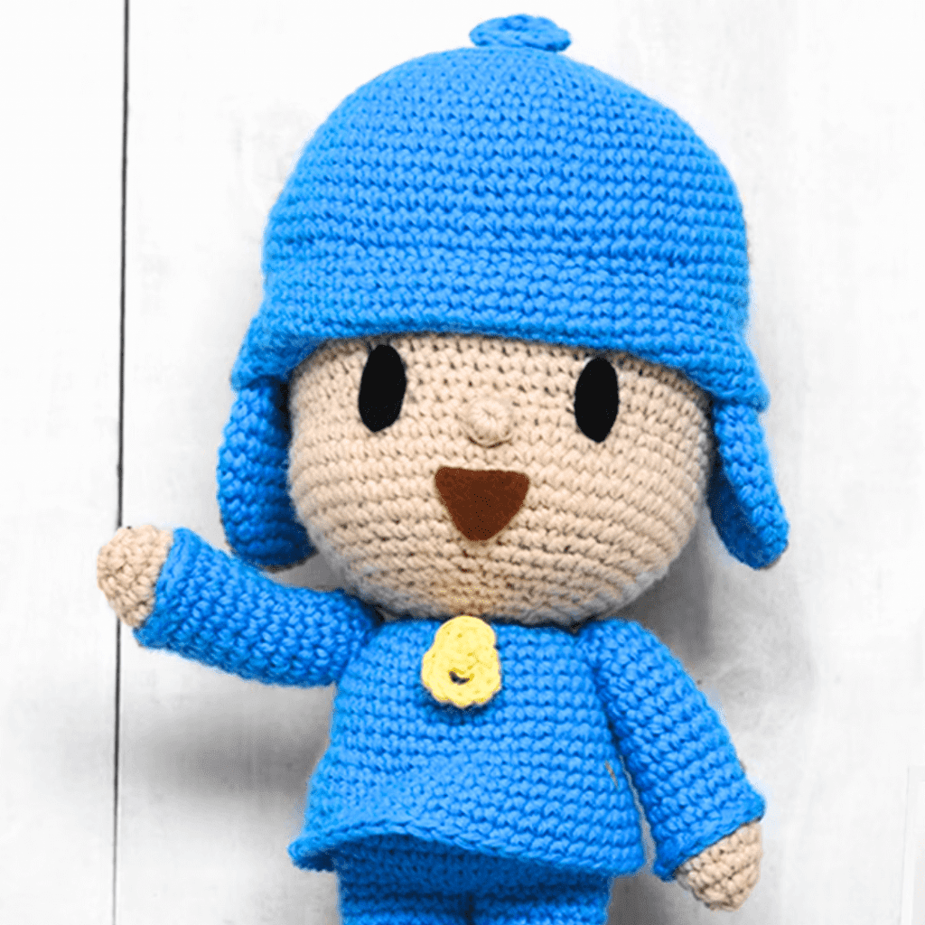 boneco Pocoyo feito à mão