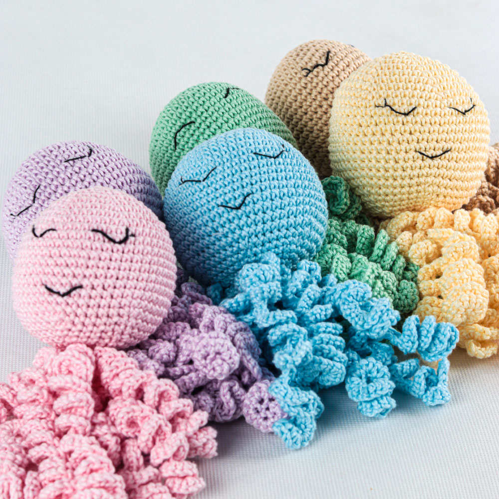 amigurumi polvo pequeno