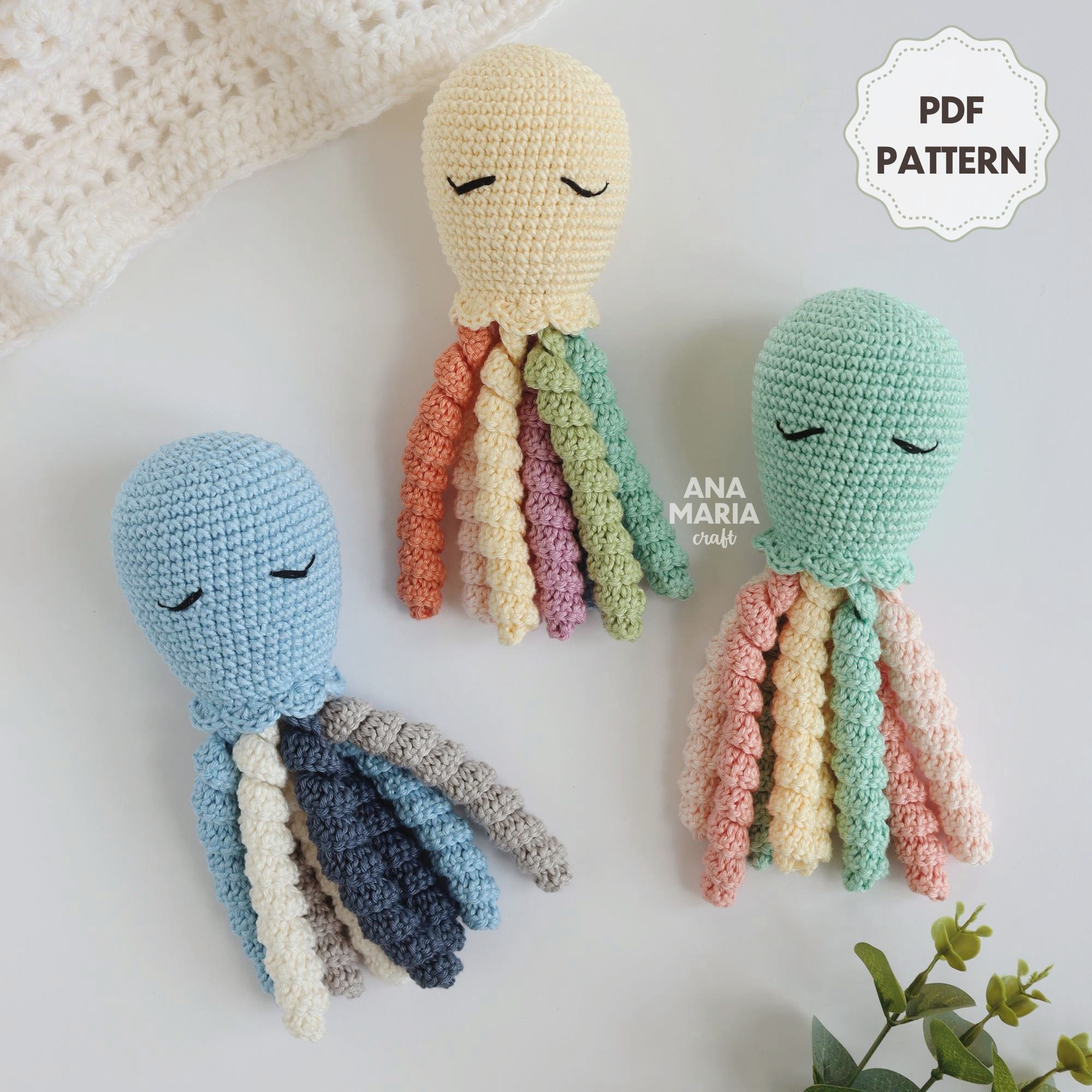 amigurumi polvo pequeno