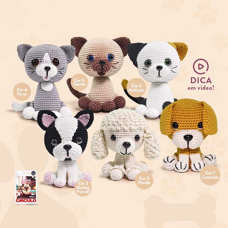 poodle amigurumi para iniciantes