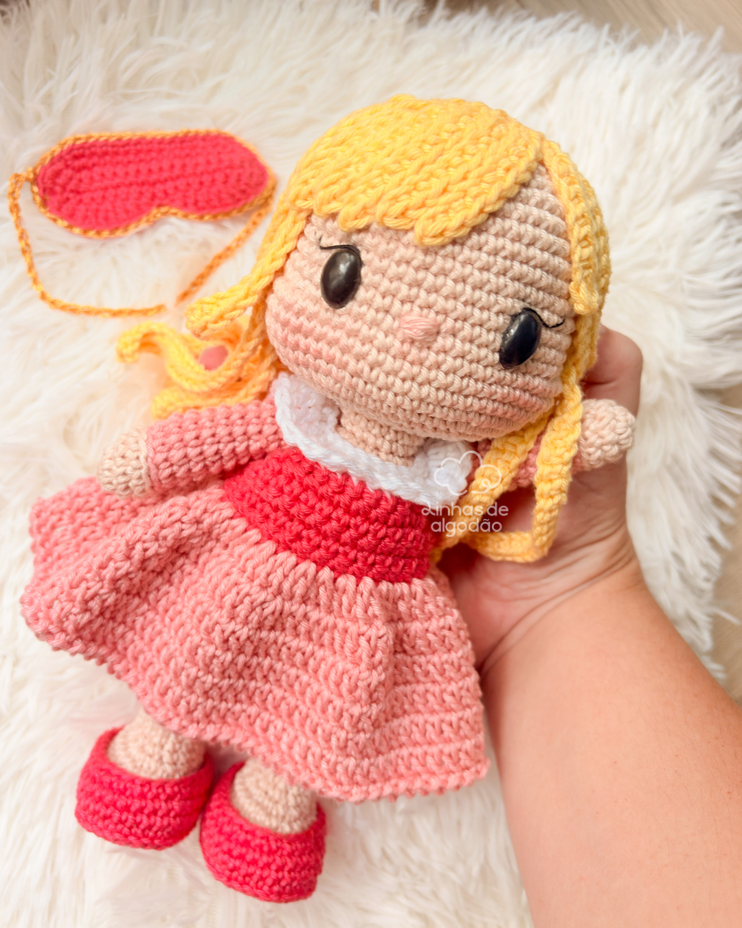 Princesa Aurora crochê