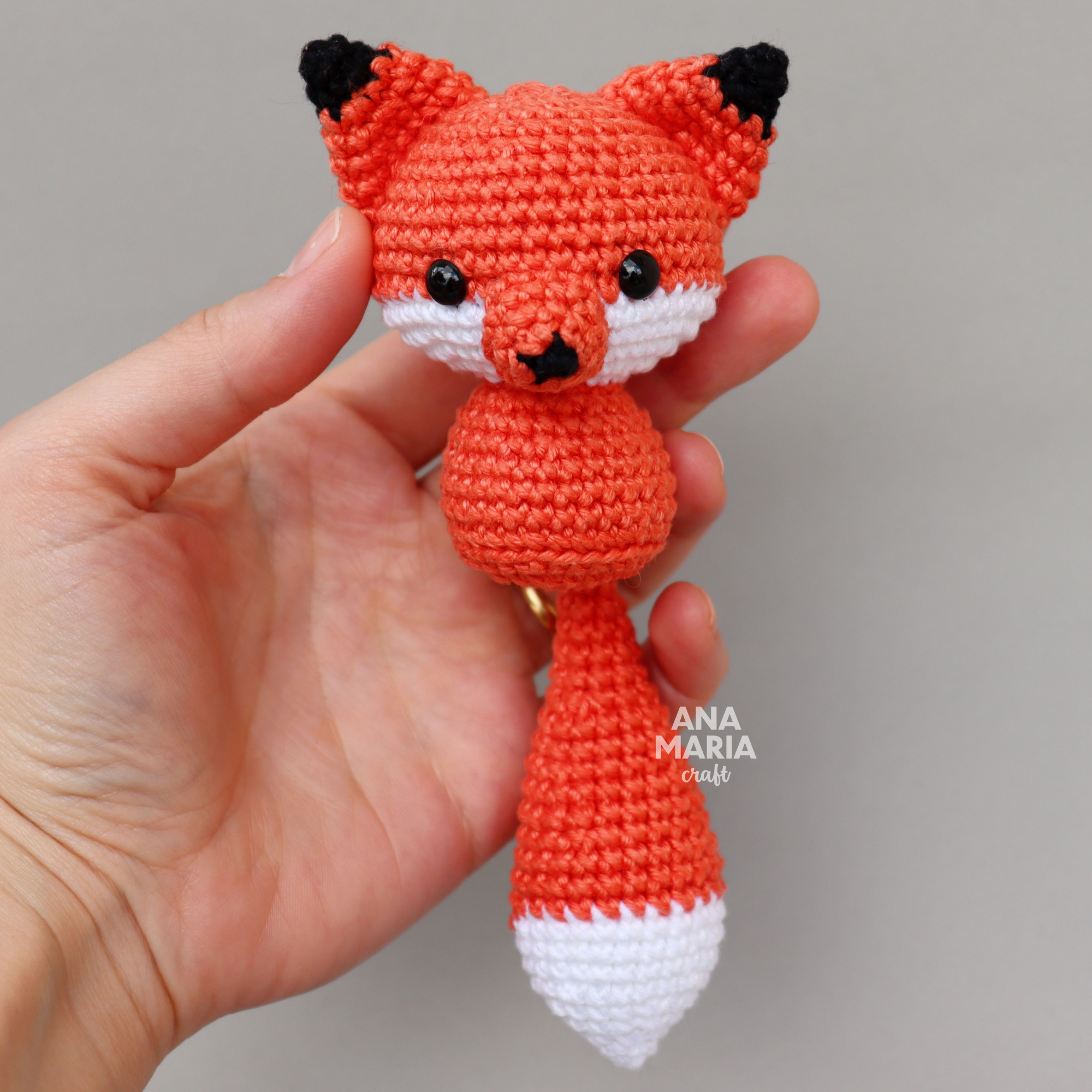 receita de raposa amigurumi