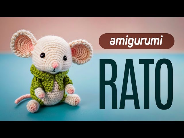 ratinho de crochê