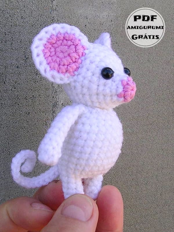 ratinho de crochê