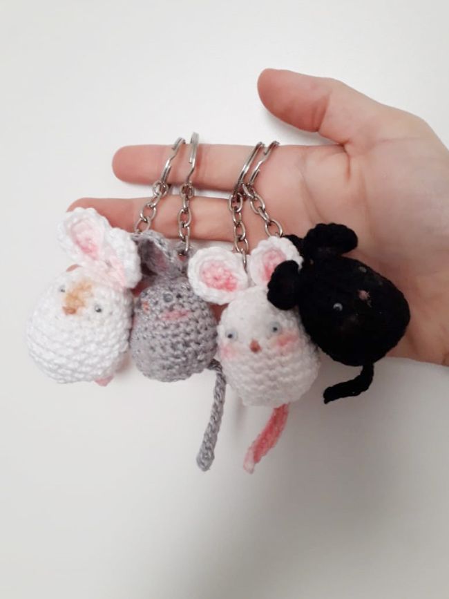 rato amigurumi passo a passo