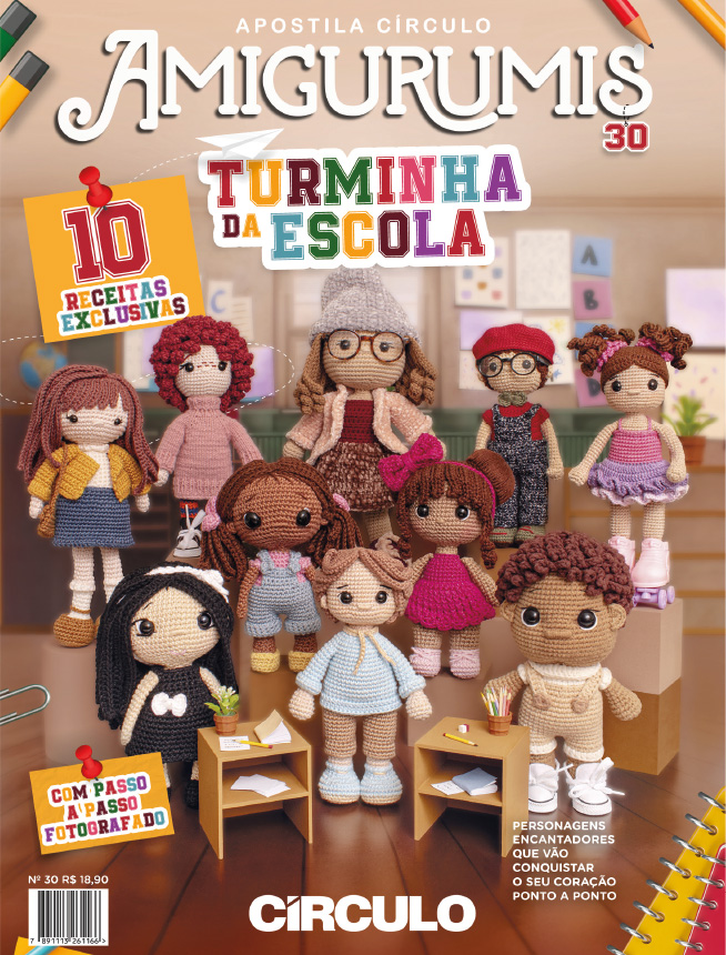 apostila amigurumi círculo download grátis