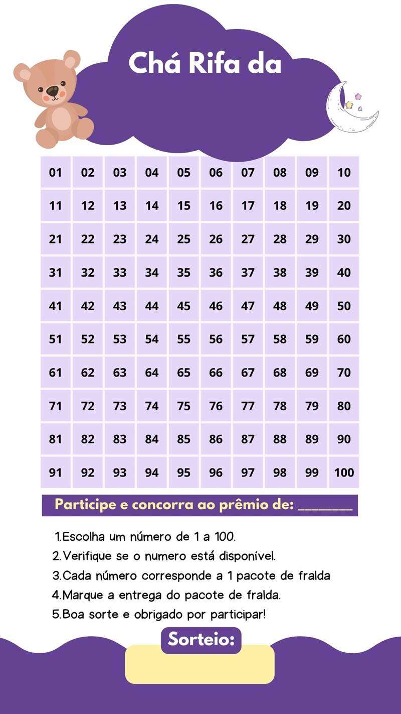 como fazer rifa no word grátis