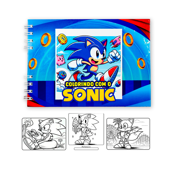 colorir sonic e amigos
