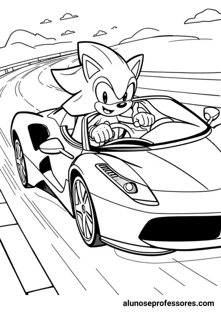 atividades do Sonic para crianças