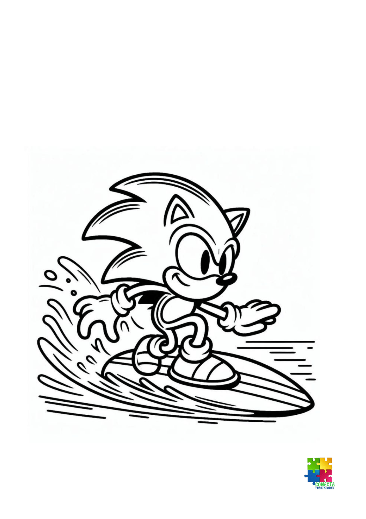 cores oficiais do Sonic