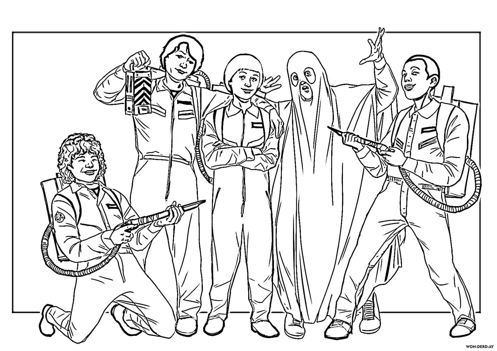 desenhos da eleven para colorir