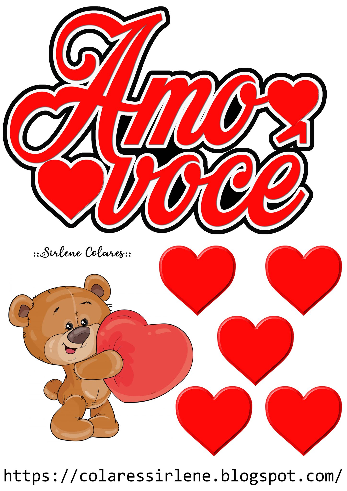 topo de bolo dia dos namorados pdf