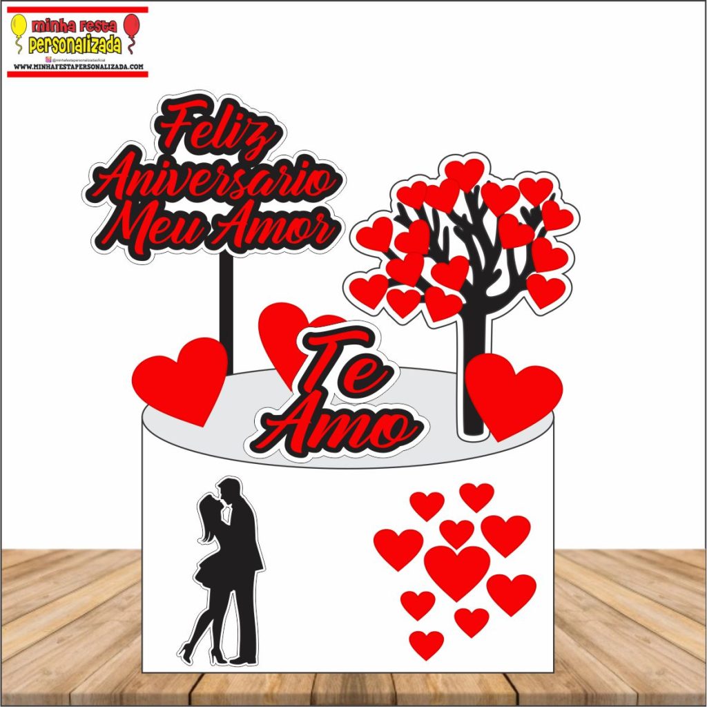download topo de bolo romantico