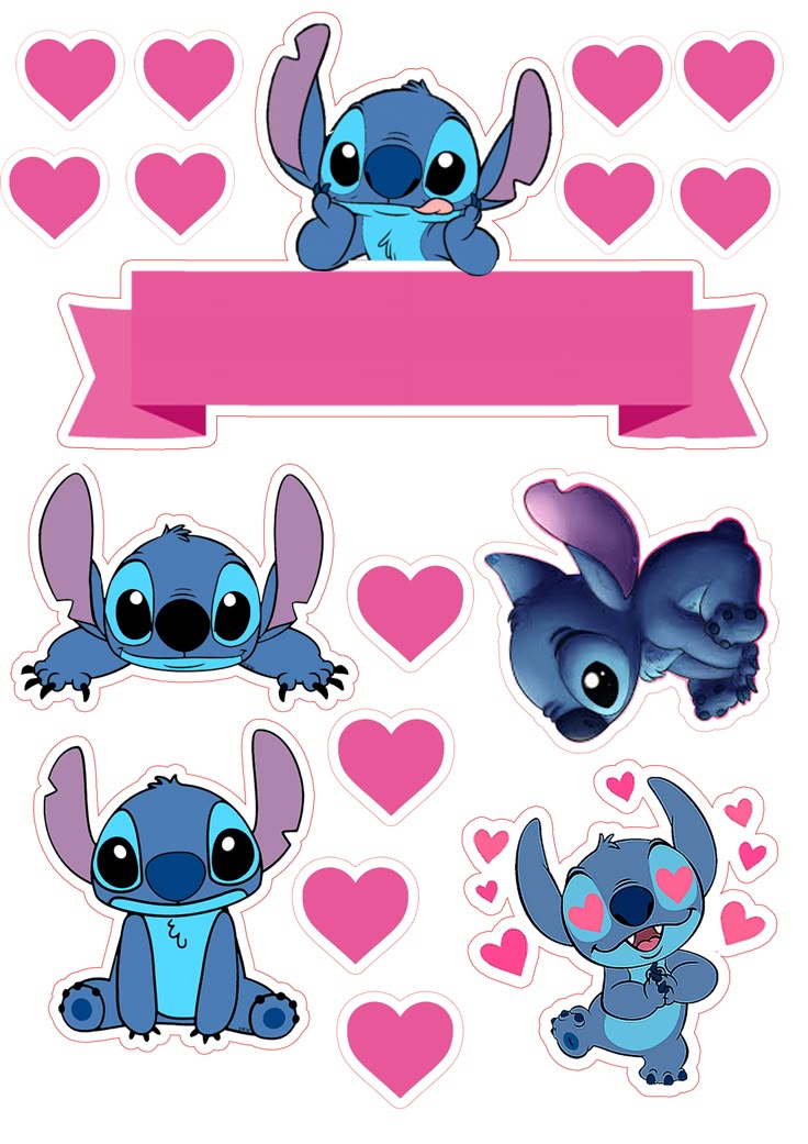 topo de bolo stitch personalizado nome