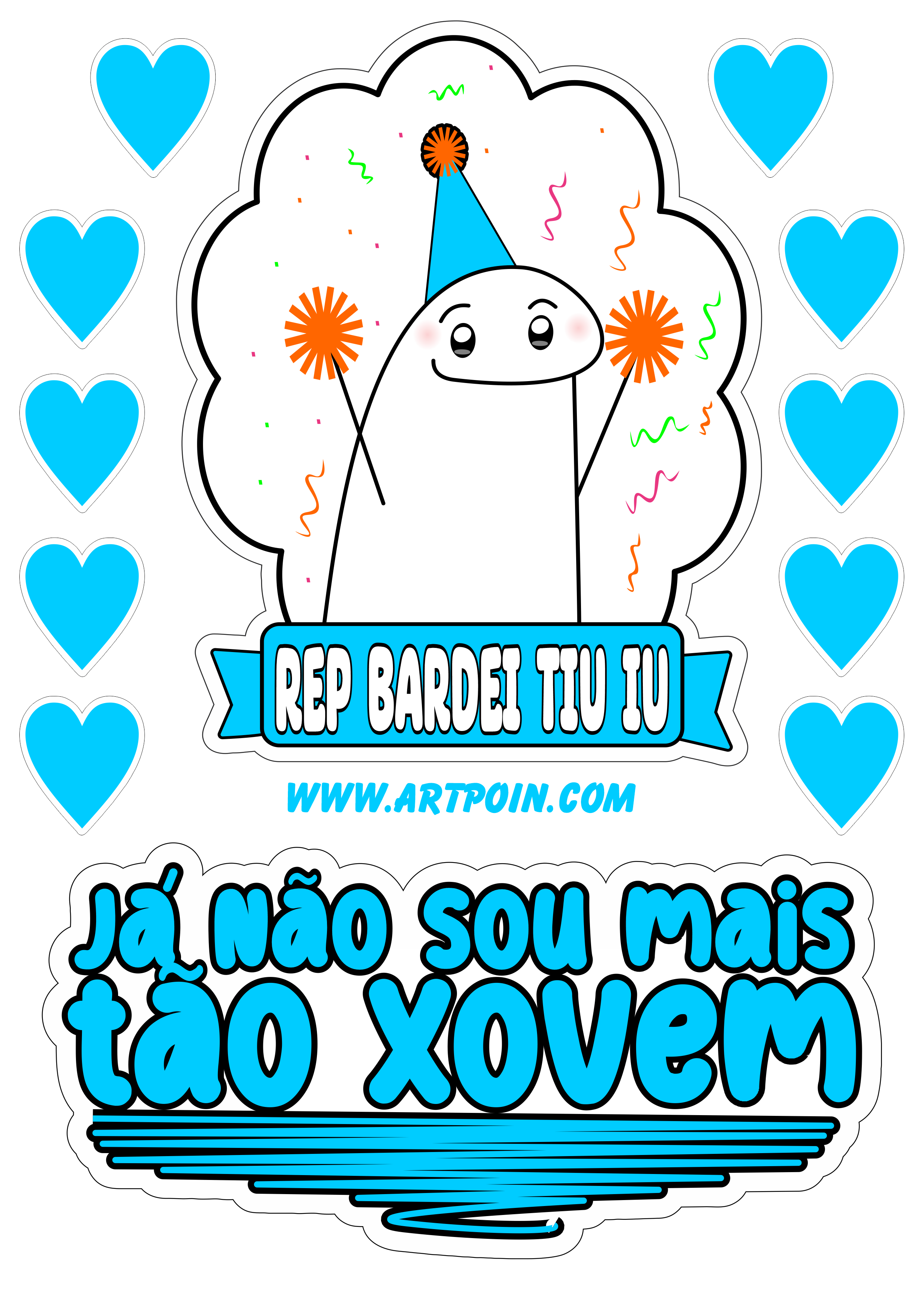 topper de bolo personalizado masculino grátis