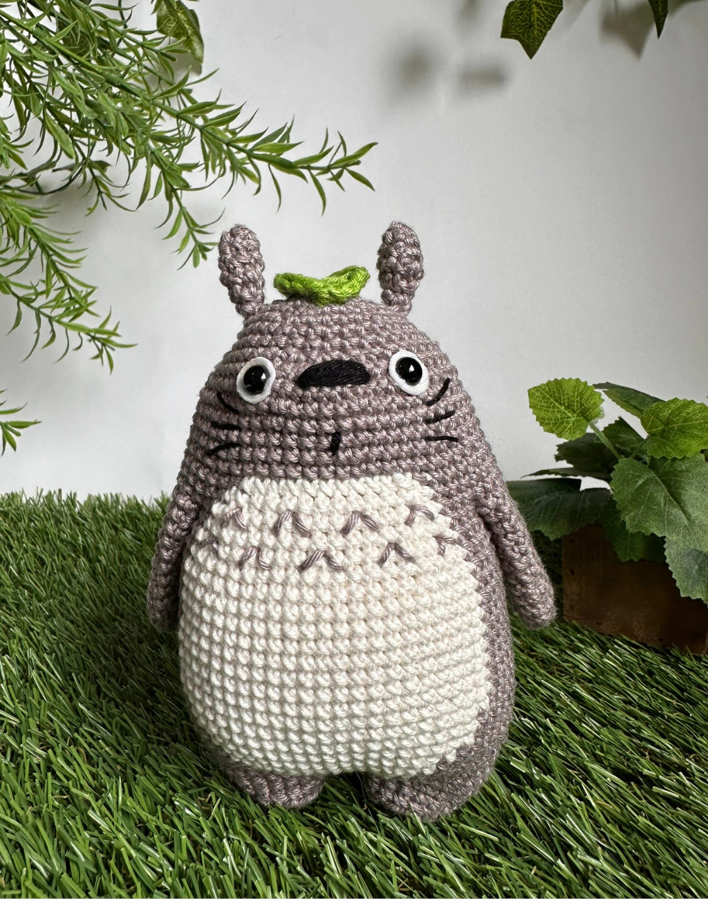 Boneco de lã Totoro