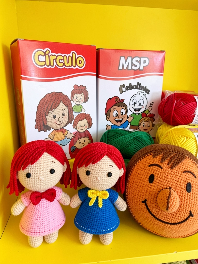 Logotipos da Círculo e MSP lado a lado sobre fundo colorido vibrante