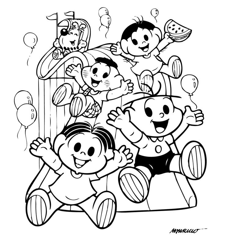 desenhos da turma da mônica para imprimir grátis