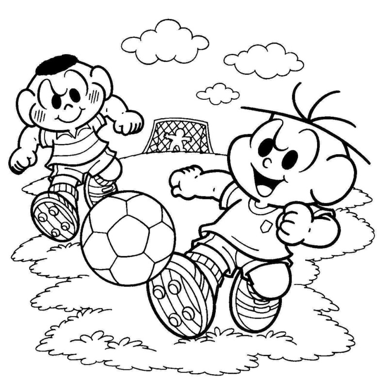 desenhos turma da mônica para pintar