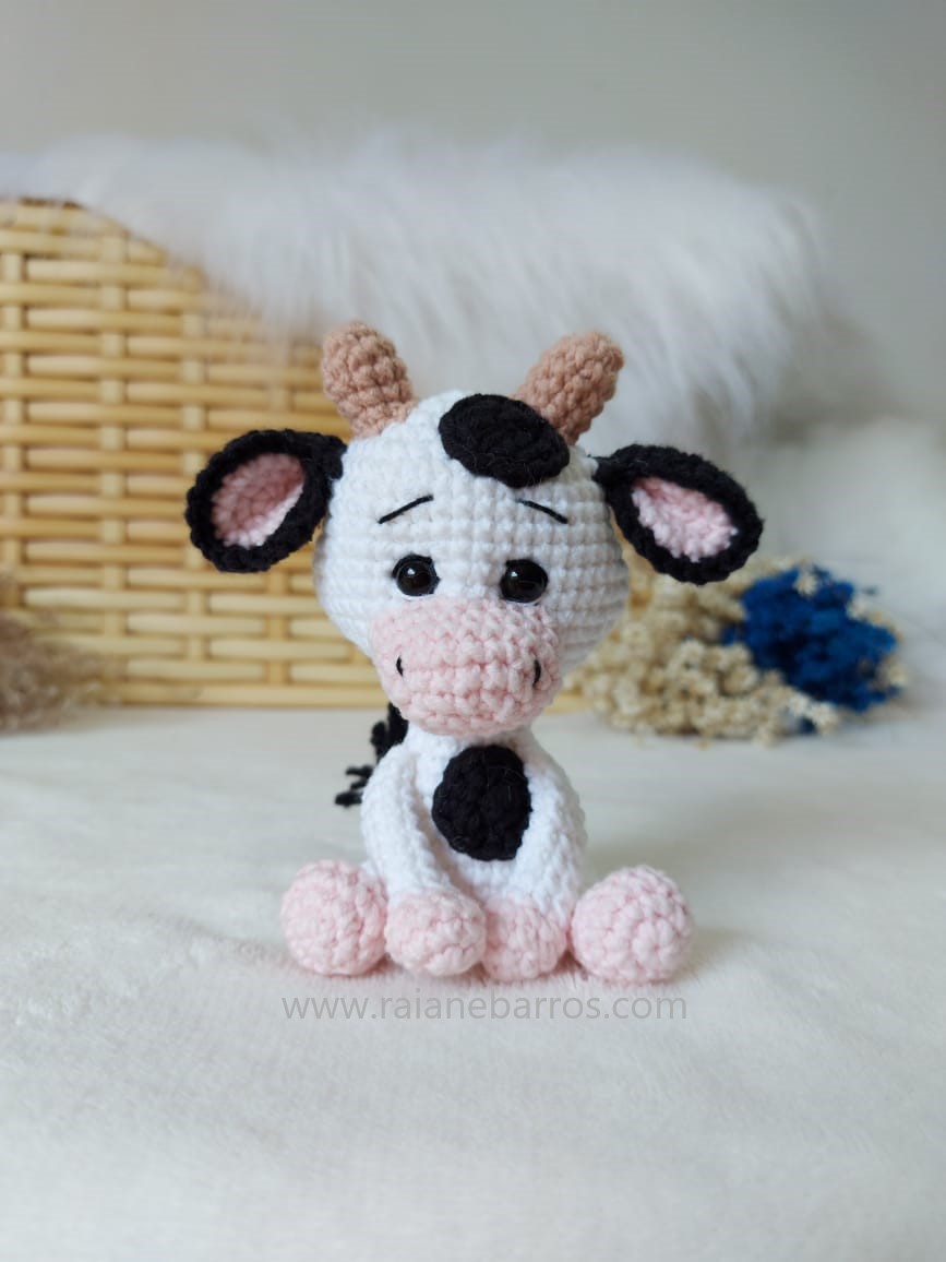 bichinho de crochê vaquinha
