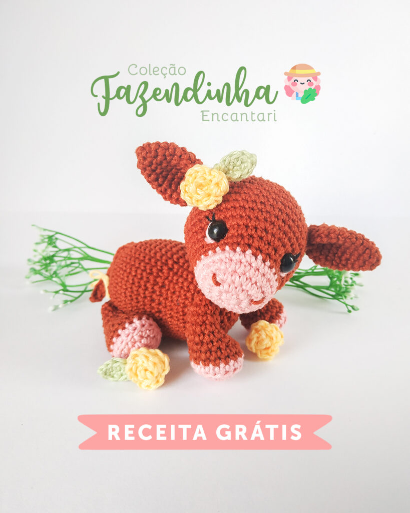amigurumi de vaca