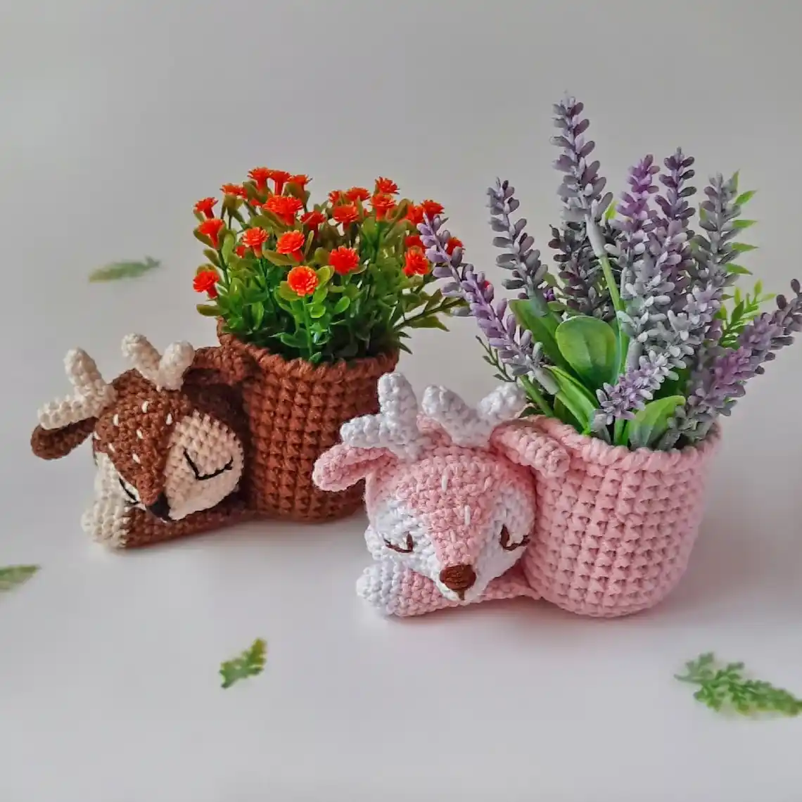buquê de amigurumi