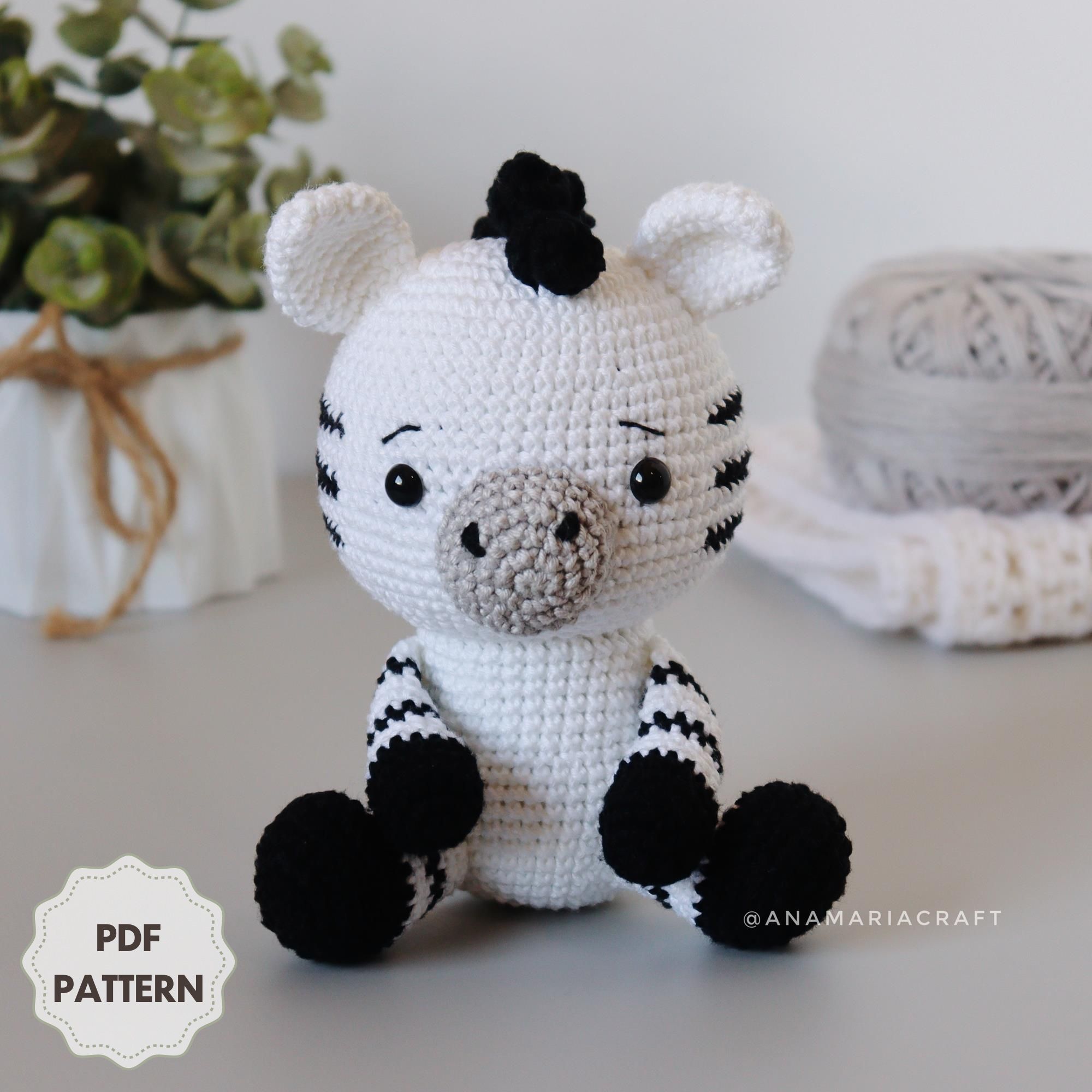 amigurumi zebra listrada